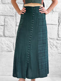 ‘Long Plaid Skirt' Renaissance Festival - Green