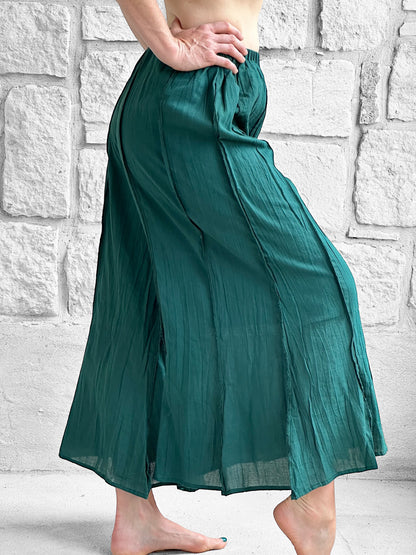 Breezy Flared Pants - Green