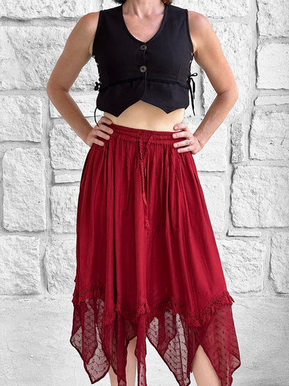 Folly Skirt - Red