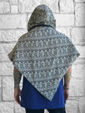 'Hooded Cowl'  - Black/White Art