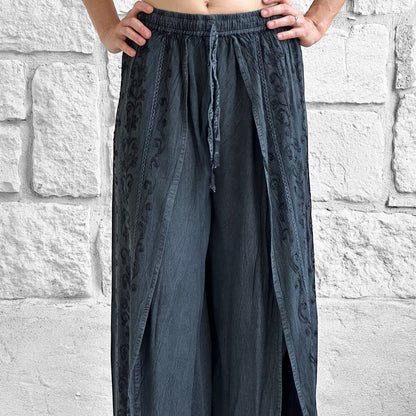 Palazzo Pants - Grey