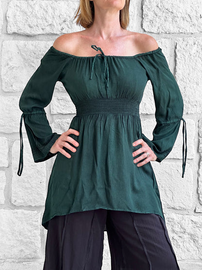 Juliet Chemise - Dark Stone Green