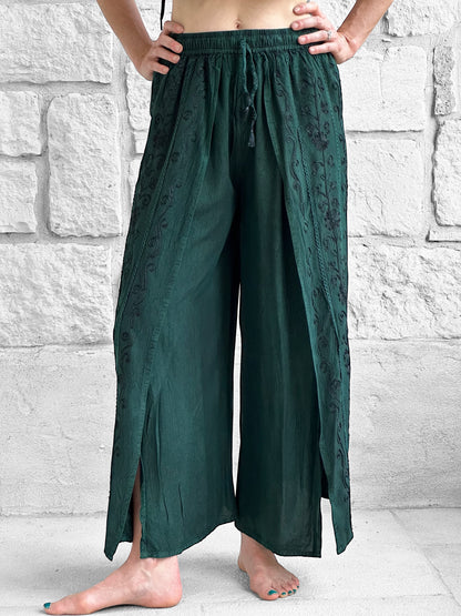 Palazzo Pants - Green