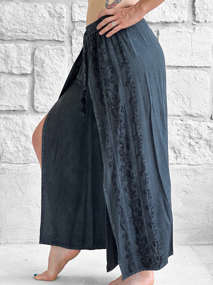 Palazzo Pants - Grey