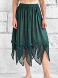 'Folly' Lace Skirt - Green