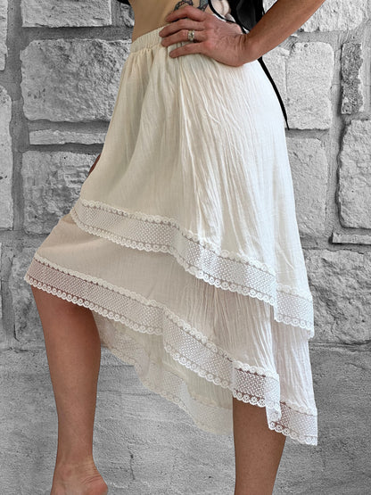 Goddess Skirt - Cream/Off White