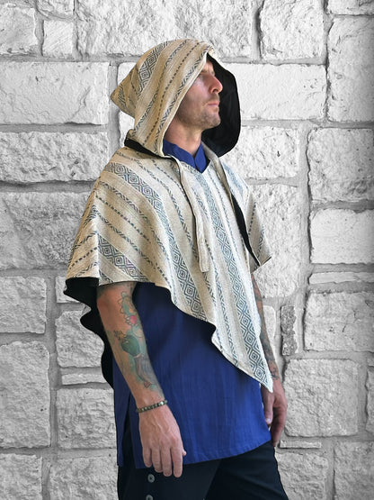 Hooded Cowl - Tan Art