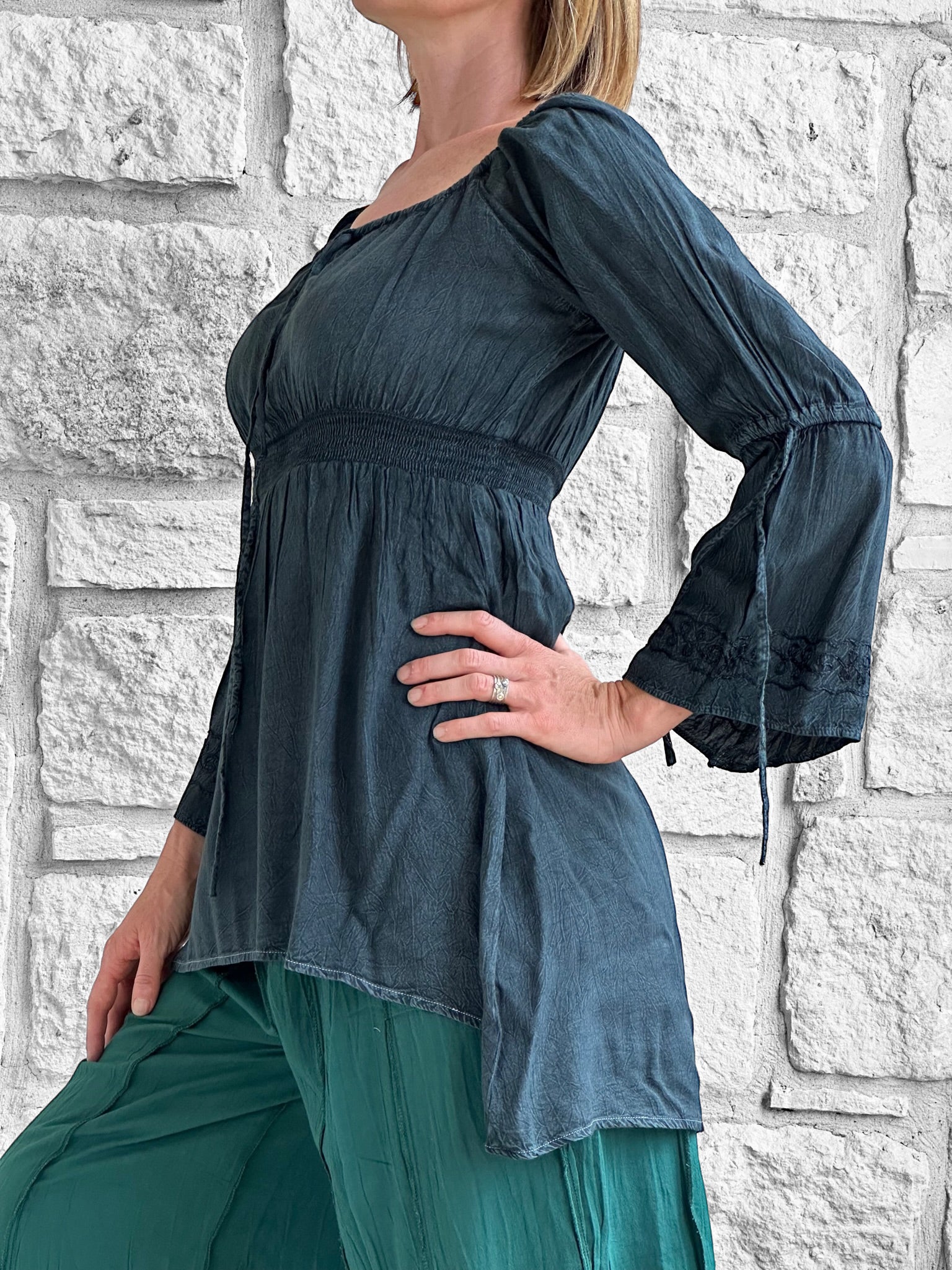 Juliet Chemise - Dark Stone Gray