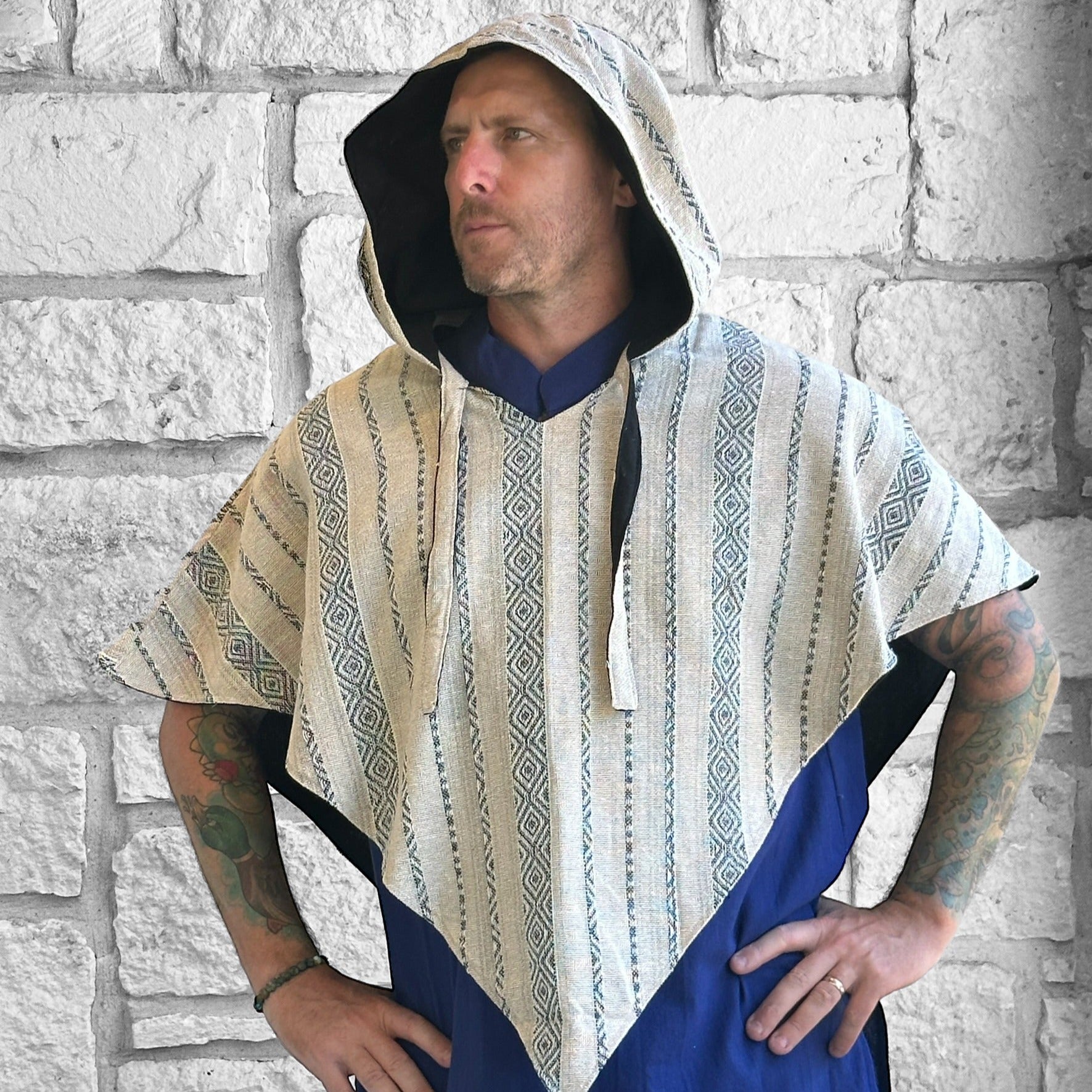 Hooded Cowl - Tan Art