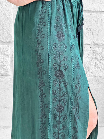 Palazzo Pants - Green