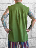 'Rogue' Medieval Sleeveless Shirt - Green