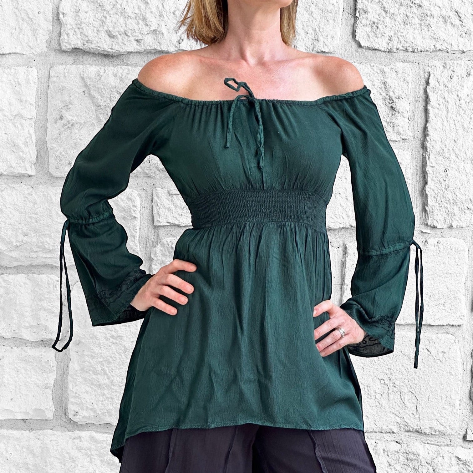 Juliet Chemise - Dark Stone Green