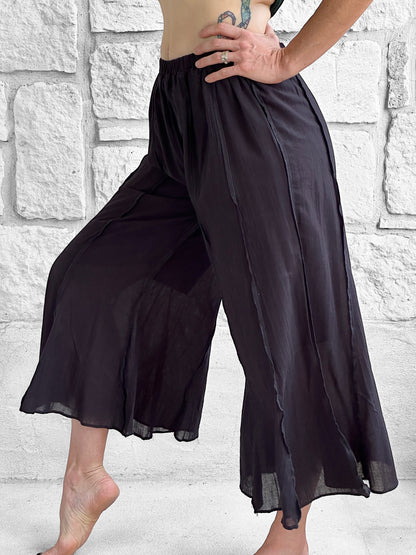 Breezy Flared Pants - Black