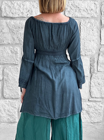 Juliet Chemise - Dark Stone Gray