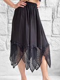 'Folly' Lace Skirt - Black