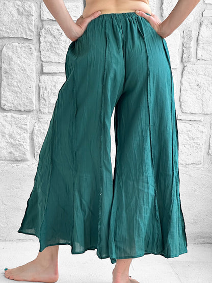 Breezy Flared Pants - Green