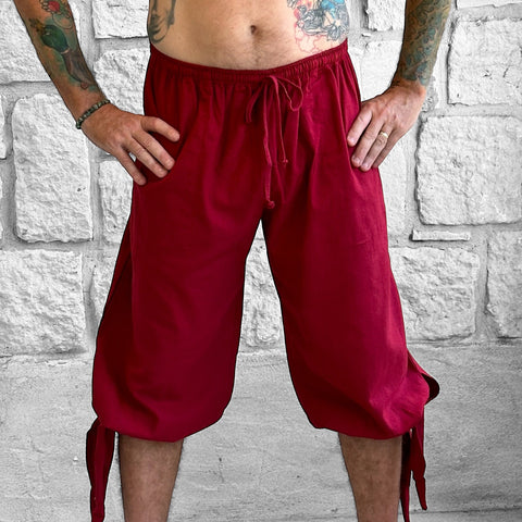 'Buccaneer' Pirate Pants Cotton - Red