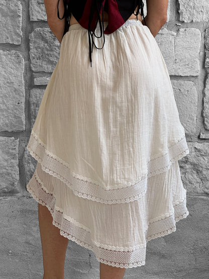 Goddess Skirt - Cream/Off White
