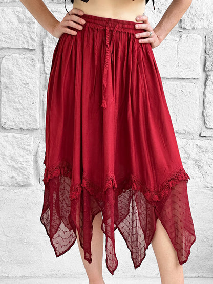 Folly Skirt - Red