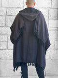 'Mantle Wrap' Medieval Shawl - Earthy Gray/Brown