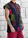 'Naval' Pirate Vest - Patchwork