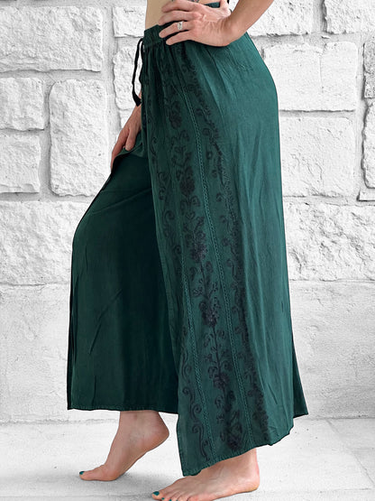 Palazzo Pants - Green