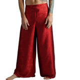 'Wrap Pants' Silk Red - zootzu