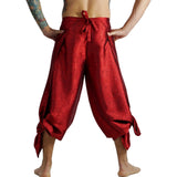 'Wrap Pants' Silk Red - zootzu