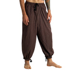 Baggy Pirate Pants - Striped Brown - zootzu