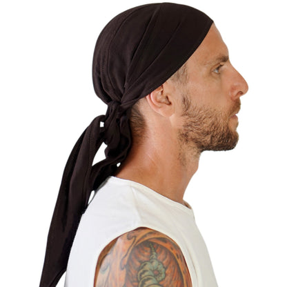 'Pirate Bandana' Medieval Hat - Brown - zootzu