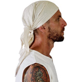 'Pirate Bandana' Medieval Hat - Natural - zootzu