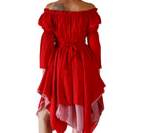 'LS Gypsy' Renaissance Festival Dress - Vivid Red - zootzu