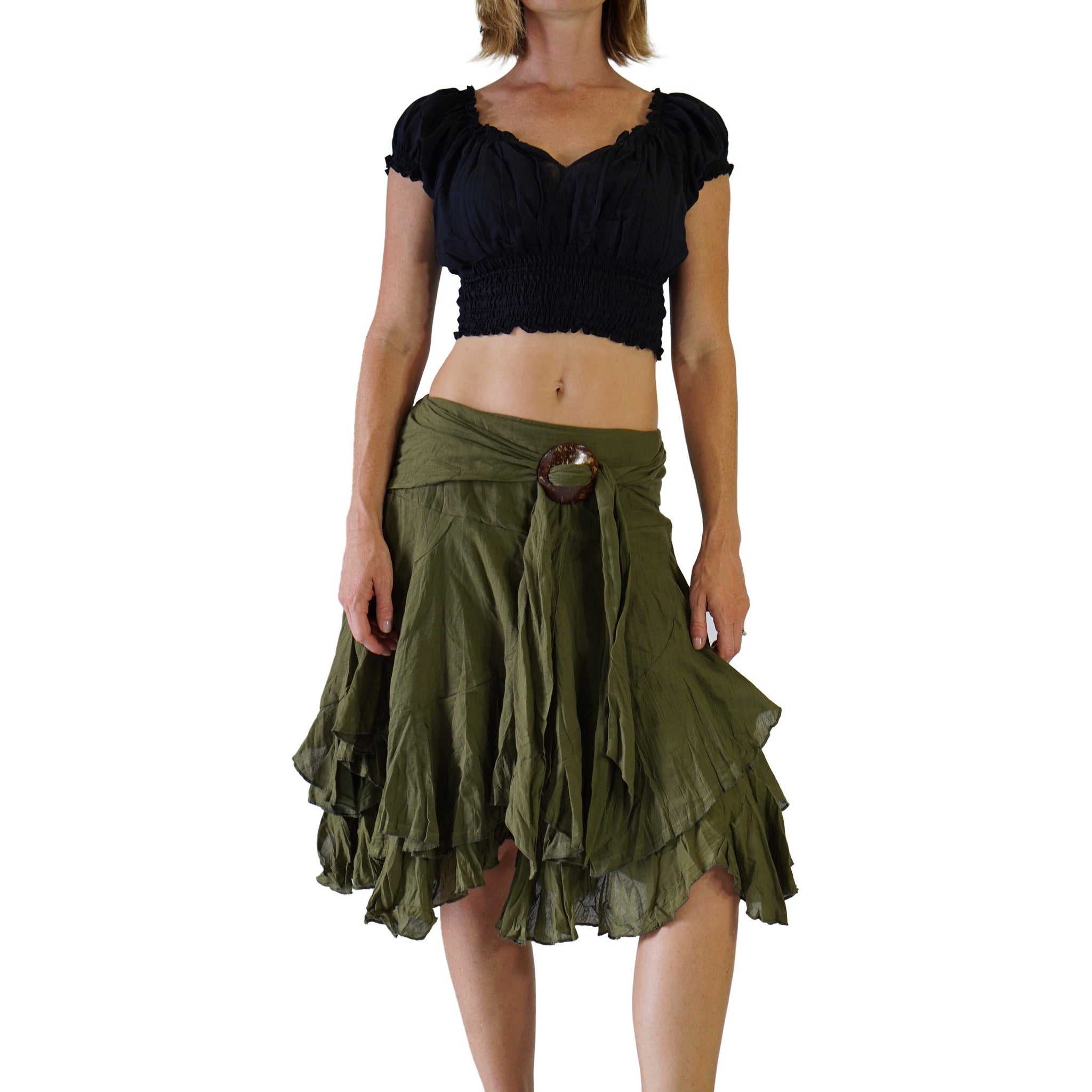 Willow Skirt - Green – Zootzu Garb