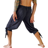 'Buccaneer' Pirate Pants - Striped Black - zootzu