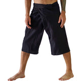 Short Thai Fisherman Pants - Black - zootzu