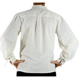 'Merchant' Renaissance Shirt - Cream/Off White - zootzu