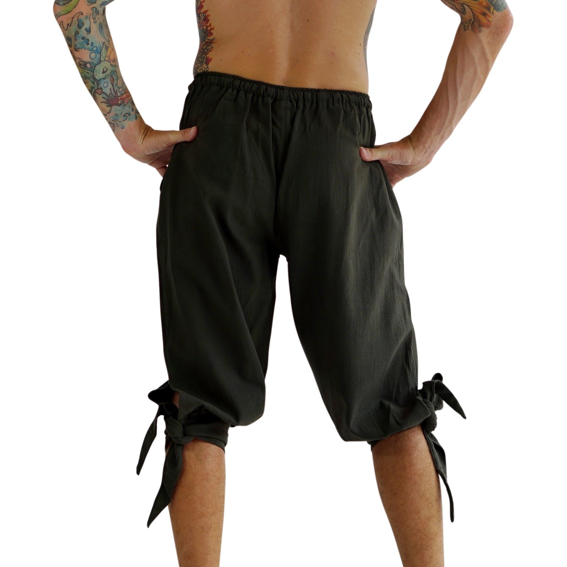 'Buccaneer' Pirate Pants - Green - zootzu