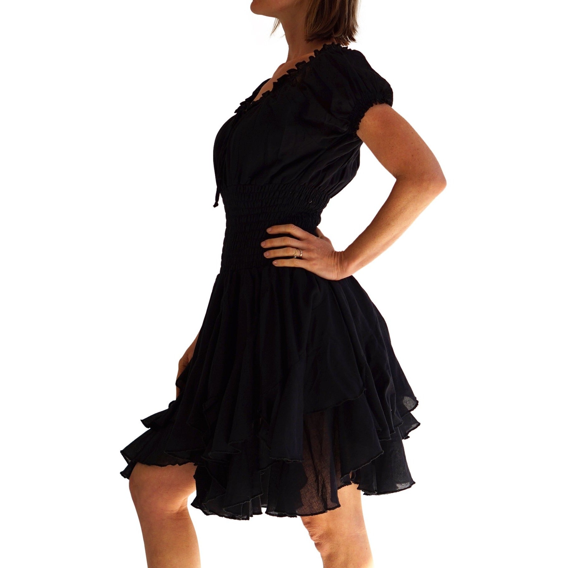 Willow Dress SS - Black Willow Dress SS - Black