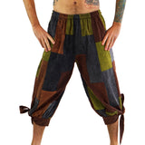 'Buccaneer' Pirate Pants - Stonewashed Patchwork - zootzu