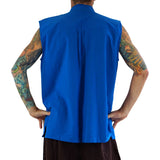 'Rogue' Medieval Sleeveless Shirt - Blue - zootzu