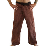 Thai Fisherman Pants - Stonewashed Brown - zootzu