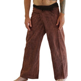 Thai Fisherman Pants - Stonewashed Brown - zootzu
