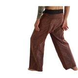 Thai Fisherman Pants - Stonewashed Brown - zootzu