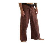 Thai Fisherman Pants - Stonewashed Brown - zootzu