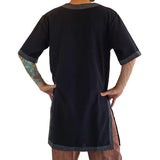 'Viking Shirt Short Sleeves' Tunic - Black - zootzu