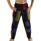 Ankle Cuff Medieval Pants - Patchwork - zootzu