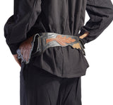 Mirkwood' Boho  Leather Utility Belt - Black/Brown - zootzu
