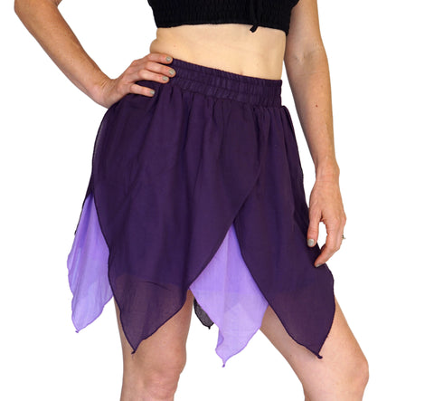 'Floating Petal Skirt' Fairy, Belly Dancer - Purples
