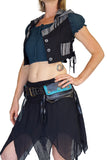 'Fairy' Gypsy Pirate Pixie Skirt - Black - zootzu