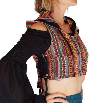 Pixie Shirt Blouse - Black